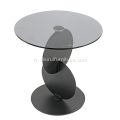 Salon Transparent table basse en verre minimaliste